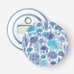 Succulent garden bottle opener