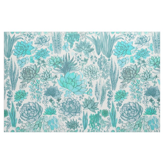 Succulent garden fabric (Fat Quarter)