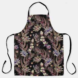 Succulent Garden: Fashionable Floral Pattern Apron