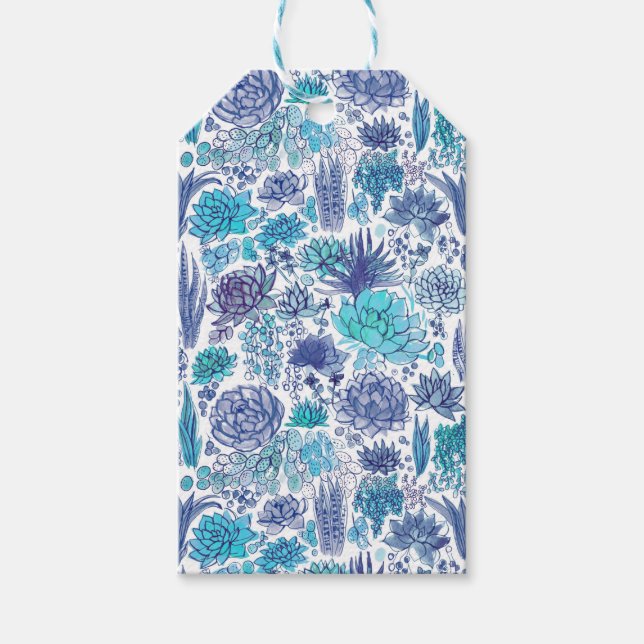Succulent garden gift tags (Front)