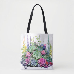 Succulent Garden Oasis Tote Bag