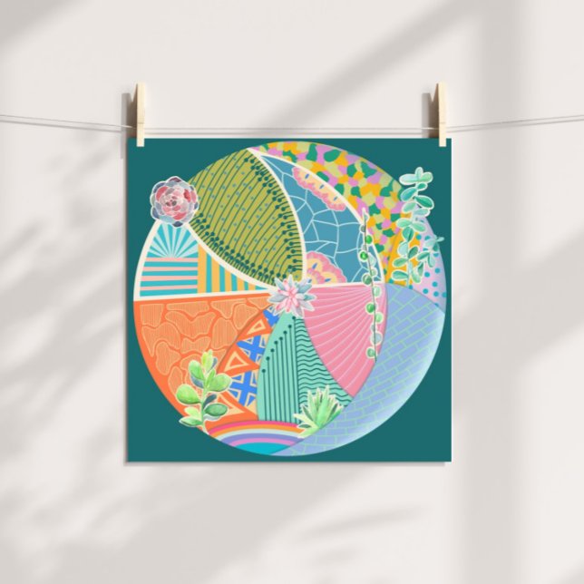 Succulent Garden Poster (Creator Uploaded)