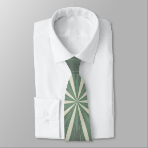 Succulent Green And Forest Flora Kaleidoscope Tie