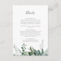 Succulent Greenery | Dark Green Details