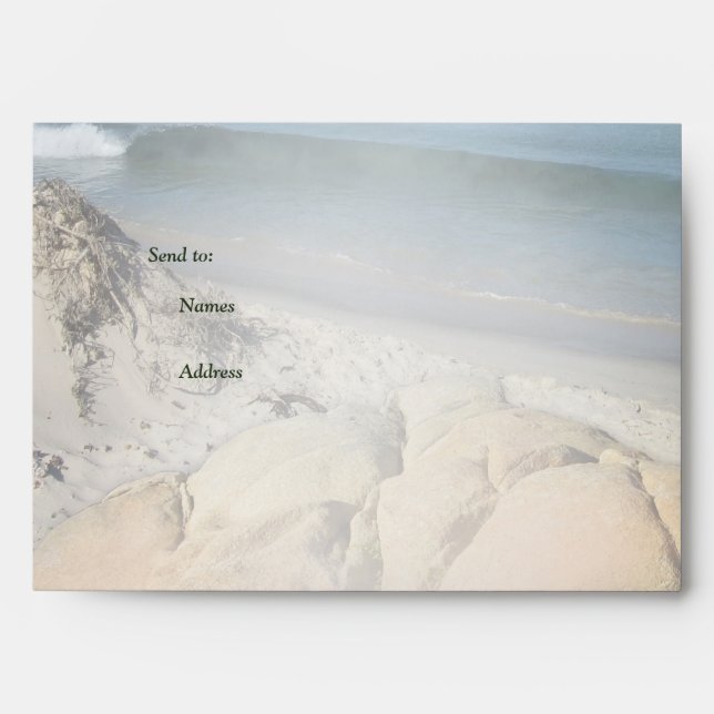 Succulent Hues of Pale Blues Envelopes (Front)