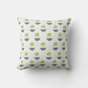 Succulent Kalanchoe Plant Mum Pattern Cushion