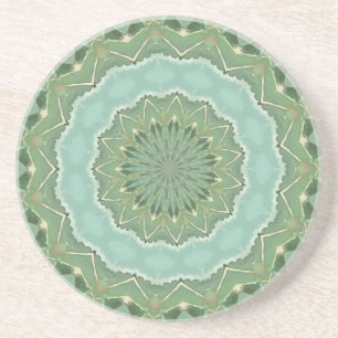 Succulent Mandala Coaster