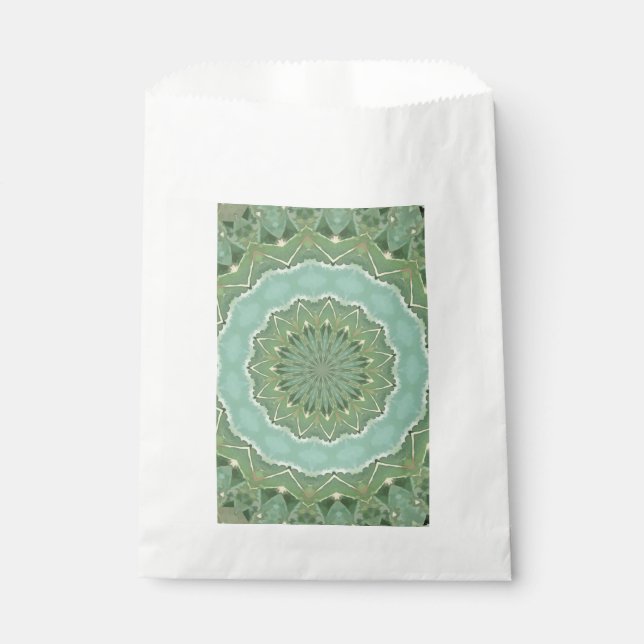 Succulent Mandala Favour Bags (Front)