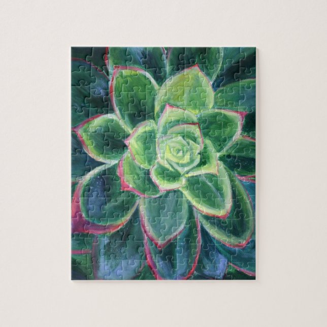Succulent Painting Jigsaw Puzzle (Vertical)