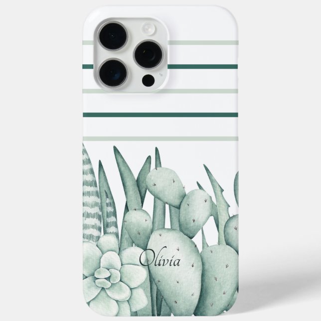 Succulent Plant Case-Mate iPhone Case (Back)