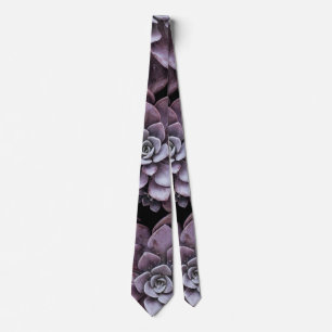 Succulent Plants Echeveria Botanical Floral Nature Tie