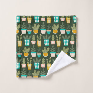 Succulent Plants Wash Cloth