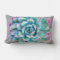 Succulent Print decorative pillow