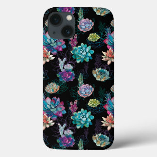 Succulent Seamless Pattern  iPhone 13 Case
