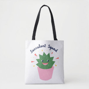 Succulent Squad Tote Bag