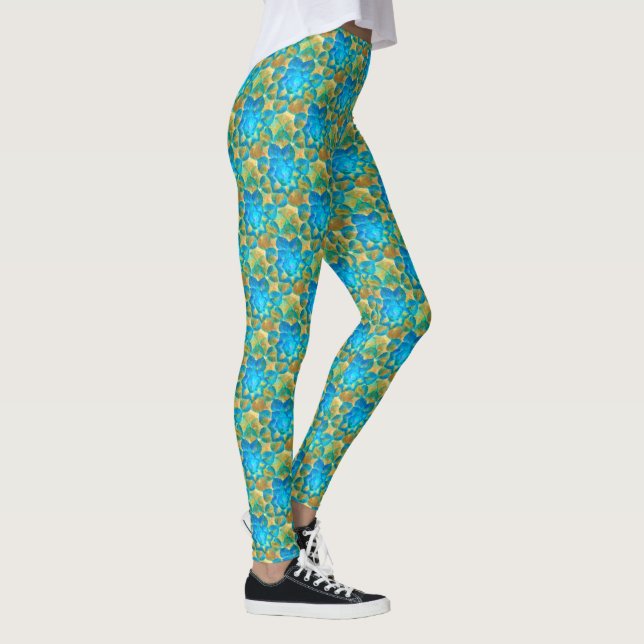 Succulent Sunshine Leggings (Right)