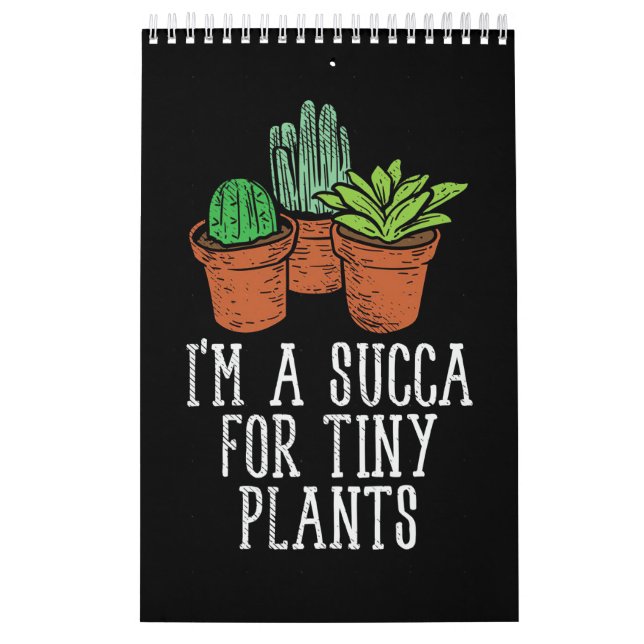 Succulent Tiny Plants Calendar (Cover)