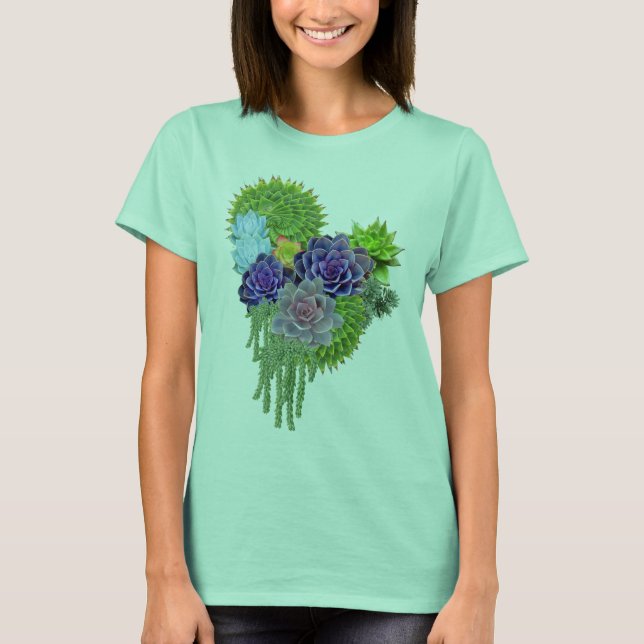 Succulent-wedding-bouquet T-Shirt (Front)