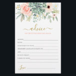 Succulents Advice for the Bride card<br><div class="desc">Succulents advice for the bride card</div>