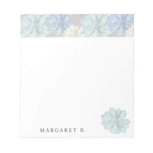 Succulents Art Pattern Custom Notepad