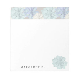 Succulents Art Pattern Custom Notepad
