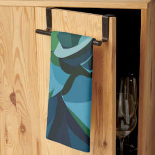 Succulents Blue Agave Cactus Succulents Tea Towel