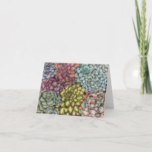 Succulents Card