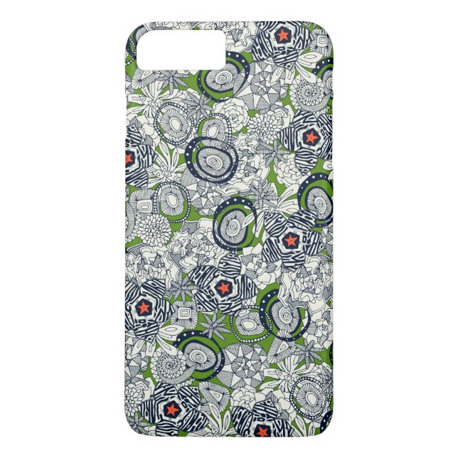 succulents green orange star Case-Mate iPhone case (Back)