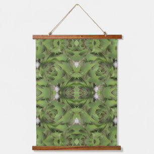 Succulents Hens And Chicks Abstract Hanging Tapestry