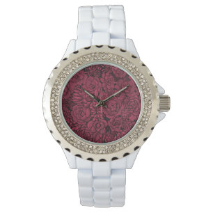 Succulents in Viva Magenta- Colour of the Year 202 Watch