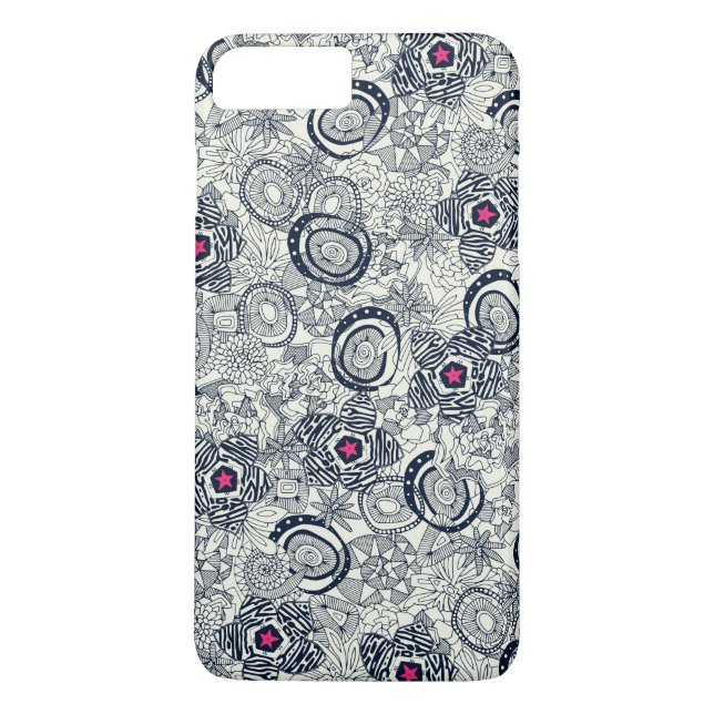 succulents ivory pink star Case-Mate iPhone case (Back)