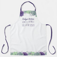 Succulents - Name's Kitchen and Custom Tagline