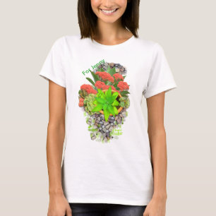 Succulents on garden pebbles T-Shirt
