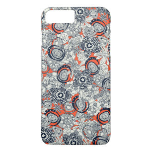 succulents orange indigo Case-Mate iPhone case