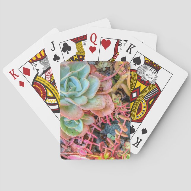 Succulents Playing Cards (Back)