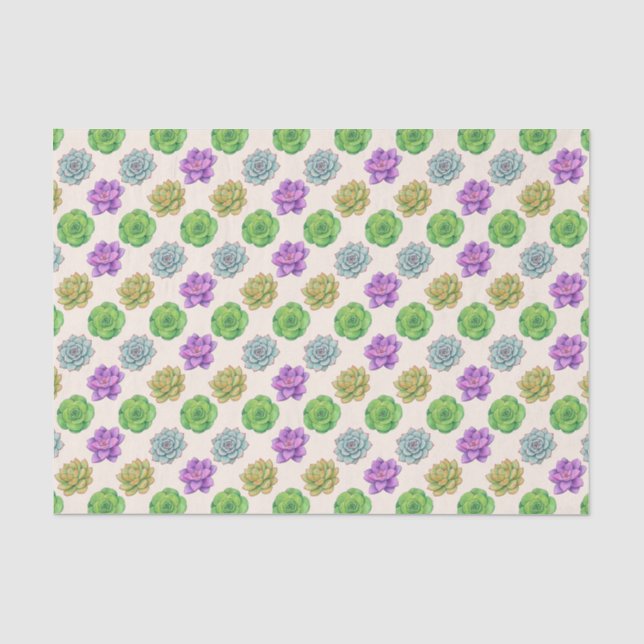 Succulents Tissue Paper (Front)