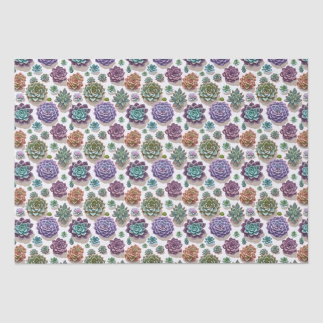 Succulents Tissue Paper (Front)