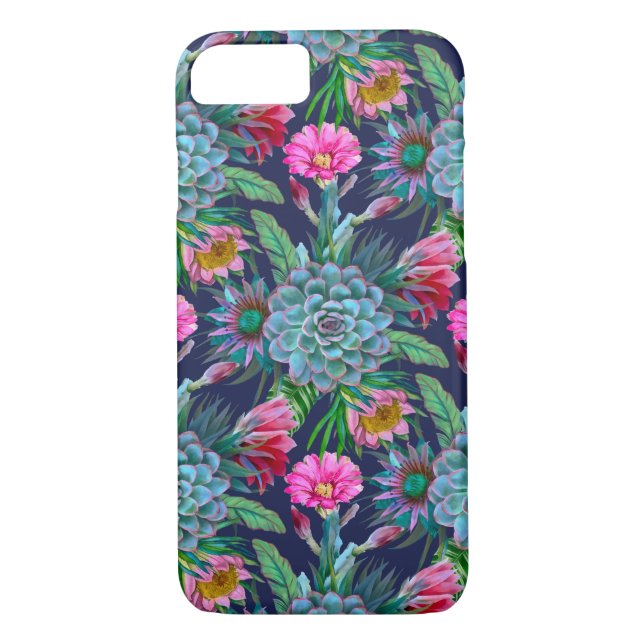 Succulents tropical garden Case-Mate iPhone case (Back)