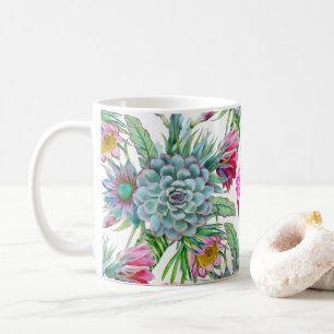 Succulents Tropical Garden Coffee Mug