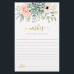 Succulents Wishes for the Bride card<br><div class="desc">Succulents wishes for the bride and groom card</div>