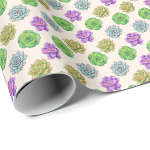 Succulents Wrapping Paper