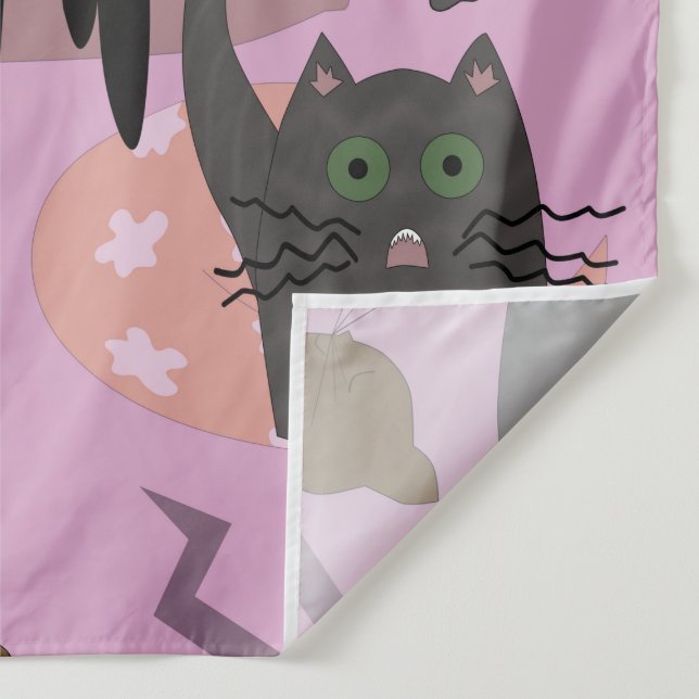 Such different cats. tapestry (Detail)