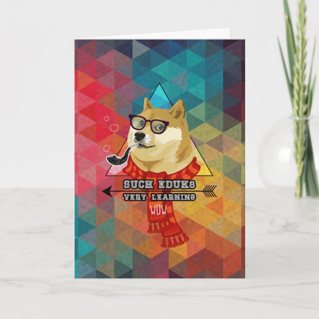 Such Doge Graduation Card (Front)