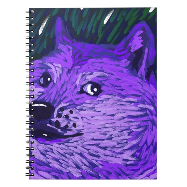Such Moon, Many Star by Vincent van Doge Spiral Notebook (Front)