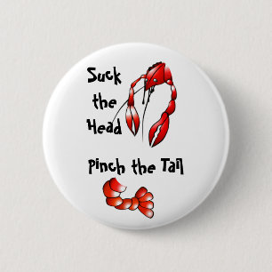Suck It Crawfish Pin