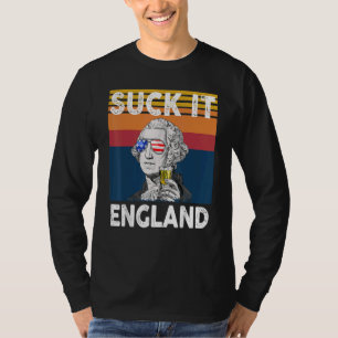 Suck It England 4th Of July George Washington 177 T-Shirt