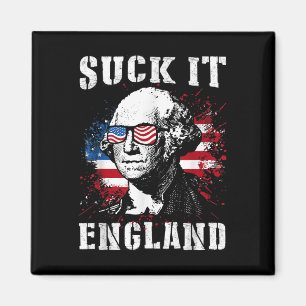 Suck It England Funny 4th Of July Memorial Day Magnet