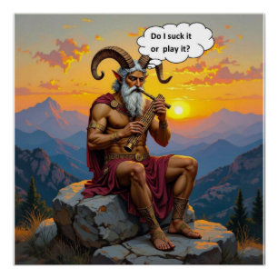 Suck it or play it poster