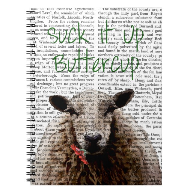 Suck It Up Buttercup Spiral Notebook (Front)