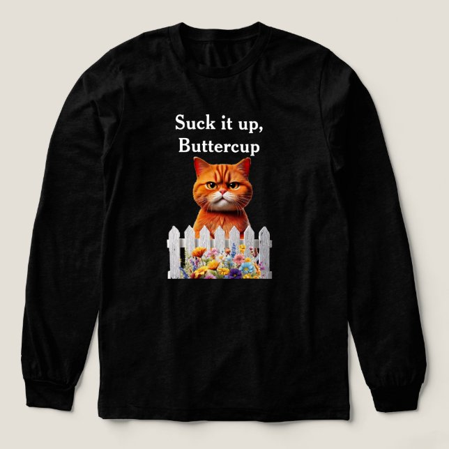 Suck it up, Buttercup Tri-Blend Shirt (Design Front)